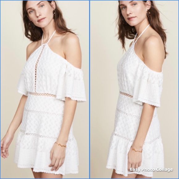 SOLD‼️Red Carter Tomey cold shoulder dress NWOT - Picture 1 of 5